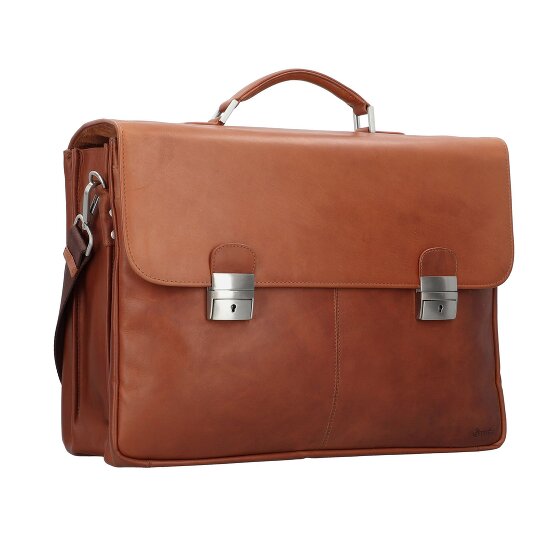 Esquire Dallas Aktentasche Leder 42 cm Laptopfach