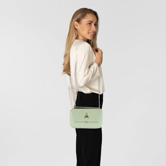 Patrizia Pepe Fly Padded Umhängetasche Leder 25 cm