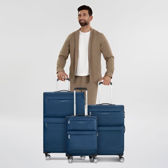 bugatti Go Light Soft 4 Rollen Kofferset 3-teilig