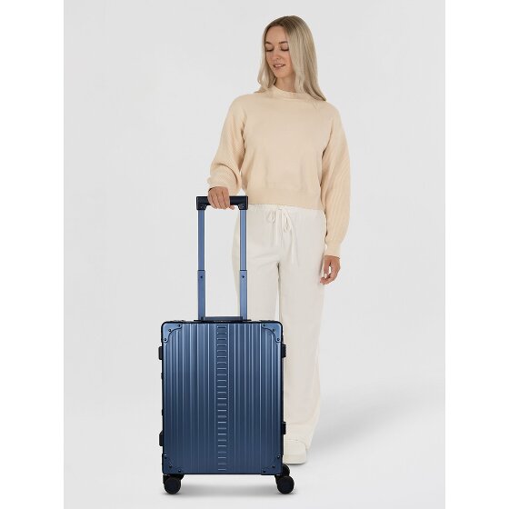 Aleon Traveler International 4-Rollen Kabinentrolley Aluminium 55 cm