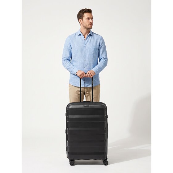 Redolz Pro PP 4 Rollen Trolley 66 cm mit Dehnfalte