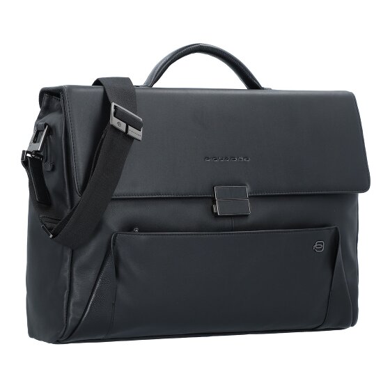Piquadro Aktentasche Leder 42 cm Laptopfach