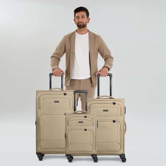 Smartbox Edition 04 4 Rollen Kofferset 3-teilig mit Dehnfalte