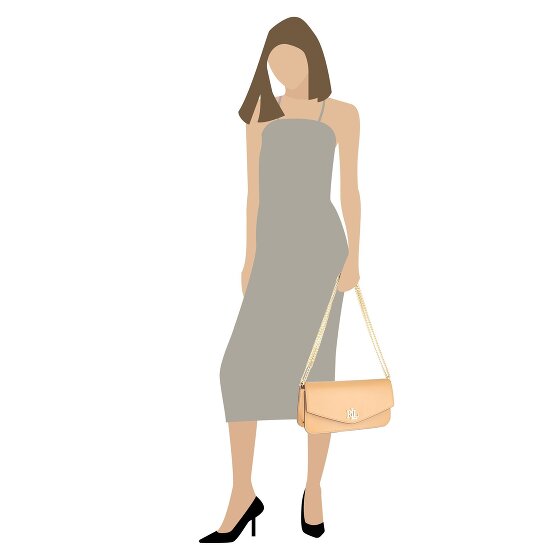 Lauren Ralph Lauren Sawyer Schultertasche Leder 26 cm
