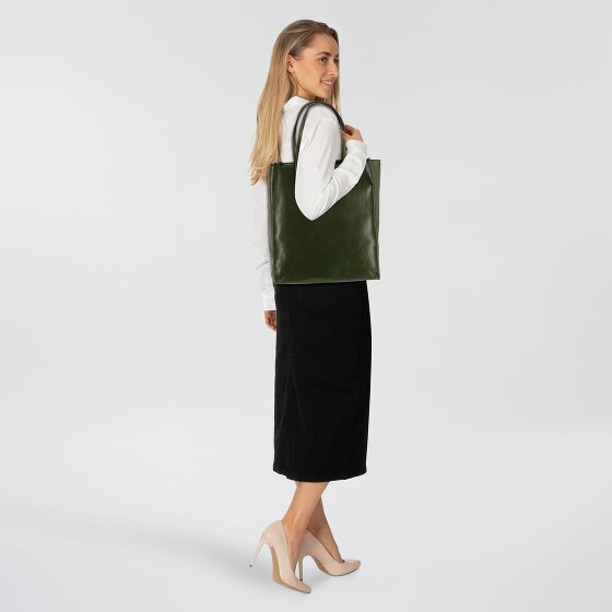 The Bridge Mirra Schultertasche Leder 32 cm Laptopfach