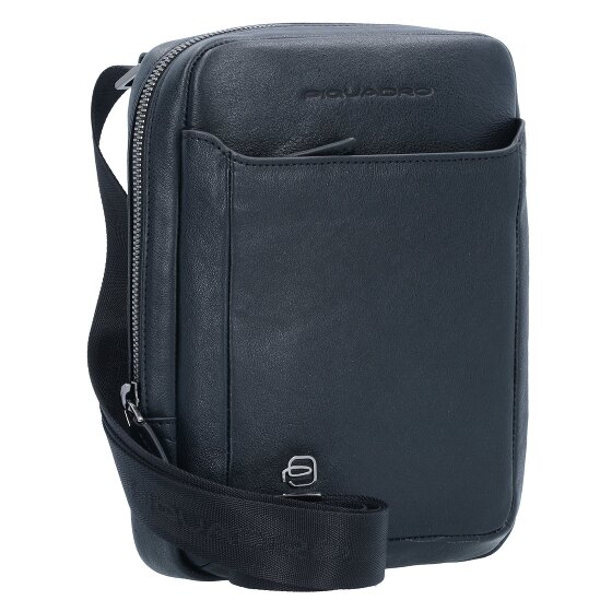 Piquadro Black Square Umhängetasche Leder 17 cm