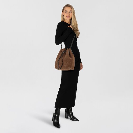 Liebeskind Monogram Beuteltasche Leder 35 cm