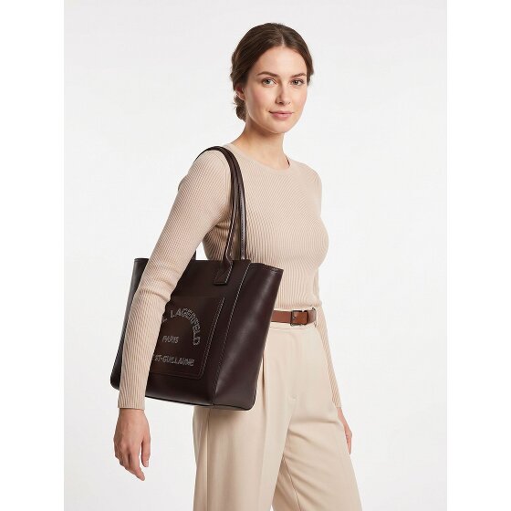 Karl Lagerfeld Daily Schultertasche Leder 36 cm