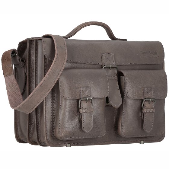Greenland Nature Nature Aktentasche Leder  40 cm