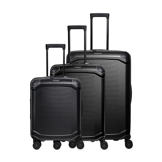 Travelite Millennium 4 Rollen Kofferset 3-teilig mit Dehnfalte