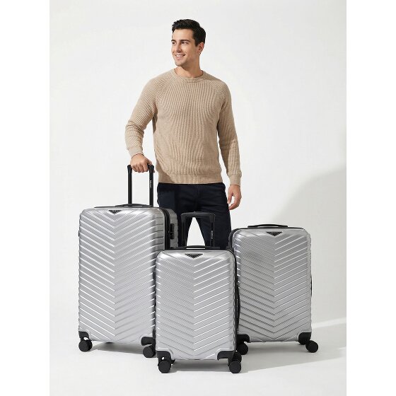 Redolz Essentials 18 2.0 4 Rollen Kofferset 3-teilig mit Dehnfalte