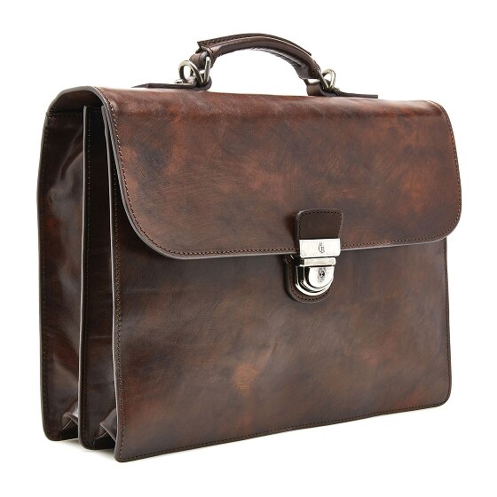 Castelijn & Beerens Rien Aktentasche RFID Schutz Leder 39.5 cm Laptopfach