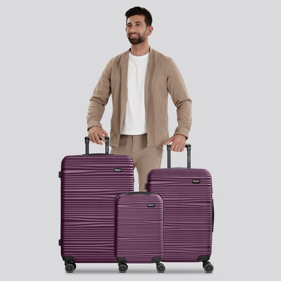 Redolz Essentials 16 3-SET 4 Rollen Kofferset 3-teilig