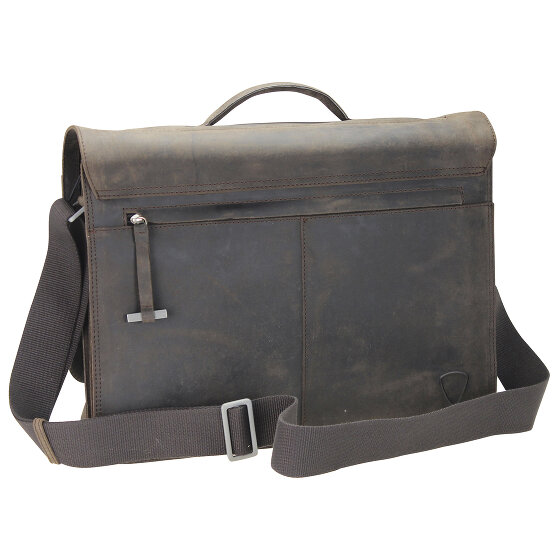 Strellson Richmond Messenger BriefBag XL Leder 41 cm Laptopfach