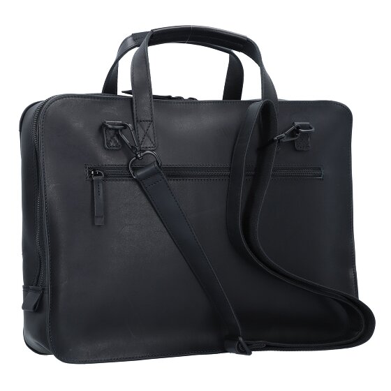 Jost Futura Aktentasche Leder 38 cm Laptopfach