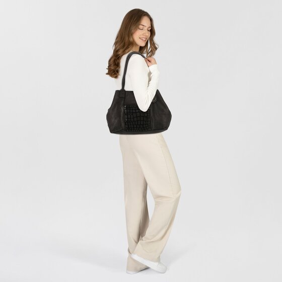 Harbour 2nd Fashion Lights Shopper Tasche Leder 40 cm