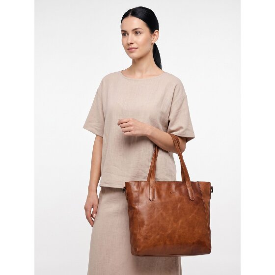 Greenburry Newport Schultertasche Leder 33 cm Laptopfach