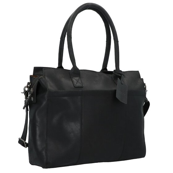 Burkely Vintage Doris Schultertasche Leder 39 cm Laptopfach