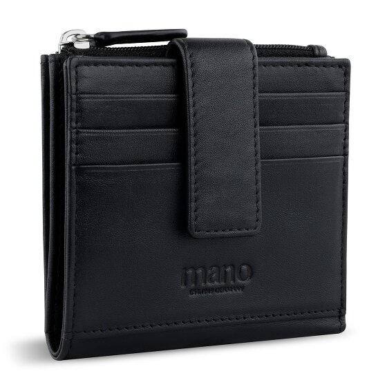 mano Don Andrea Kreditkartenetui RFID Schutz Leder 10 cm