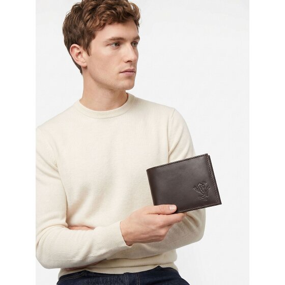 oxmox Leather Geldbörse RFID Schutz Leder 11 cm