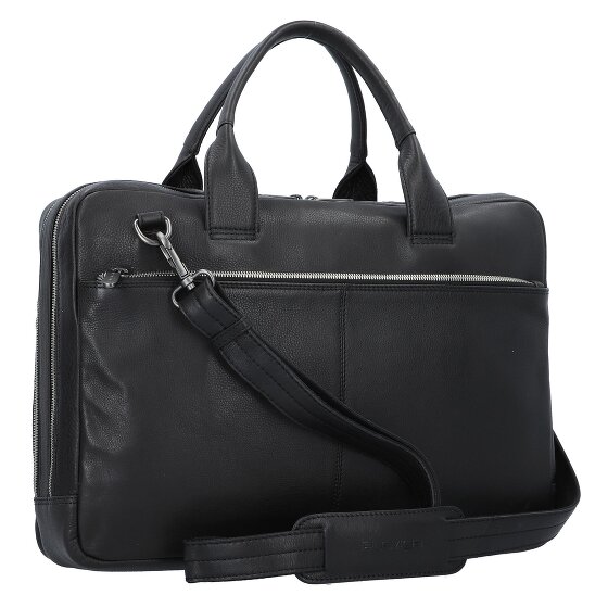 Plevier Vintage Larry Aktentasche Leder 40 cm Laptopfach