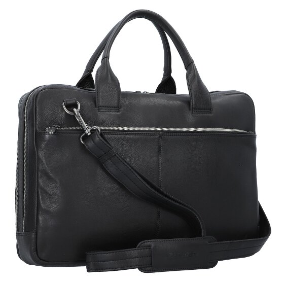 Plevier Vintage Larry Aktentasche Leder 40 cm Laptopfach