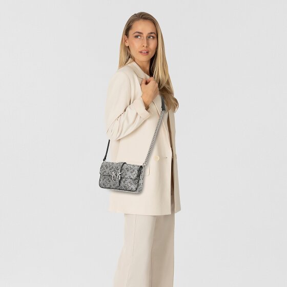 PINKO Love One Mini Bag Umhängetasche Leder 18 cm
