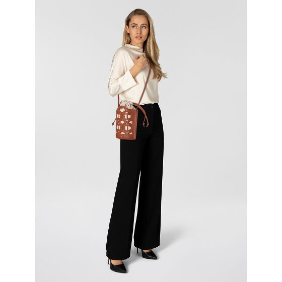 AIGNER Azzura Mini Bag Umhängetasche Leder 12 cm