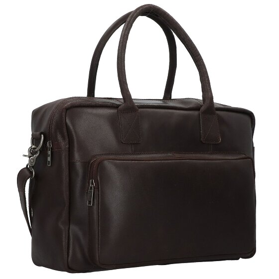 Burkely Vintage Mitch Aktentasche Leder 39 cm Laptopfach