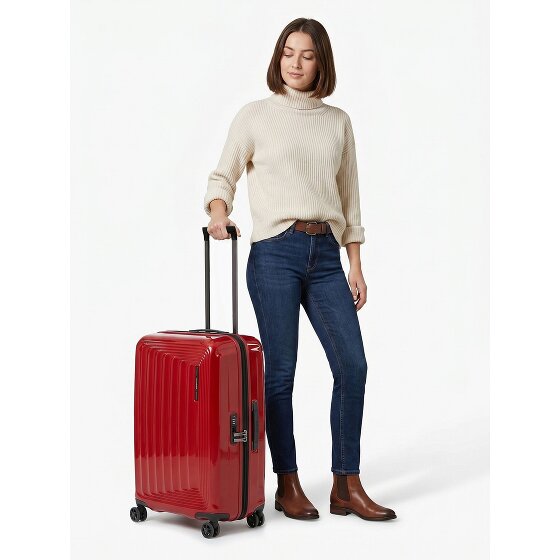 Samsonite Nuon 4 Rollen Trolley 69 cm mit Dehnfalte