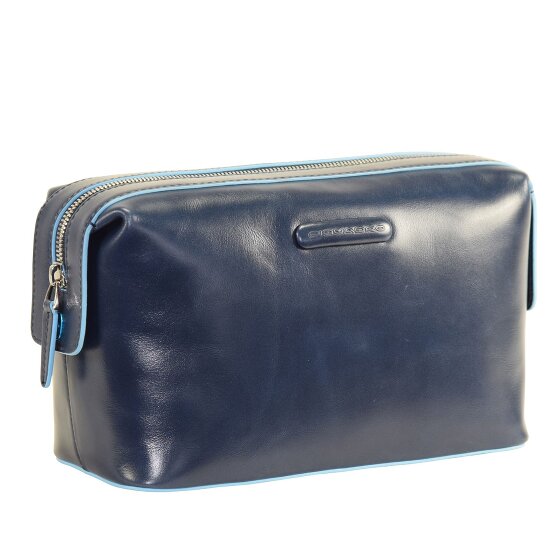 Piquadro Blue Square Kulturbeutel Leder 23 cm
