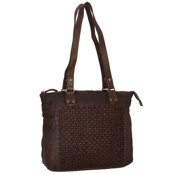 Greenland Nature Femi & Nine Schultertasche Leder 35 cm