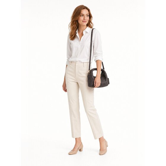 LES VISIONNAIRES Greta Micro weave Handtasche Leder 20 cm