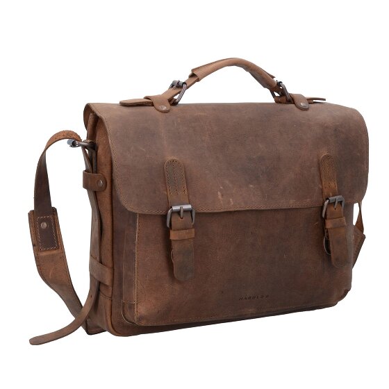 Harold's Antik Aktentasche Leder 38 cm