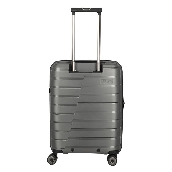 Travelite Air Base 4 Rollen Kabinentrolley 55 cm mit Dehnfalte