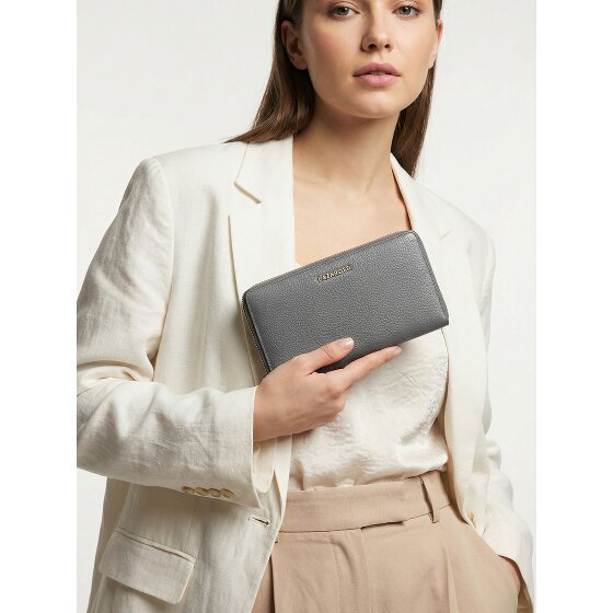 Lazarotti Bologna Leather XL Zip-Around Geldbörse Leder 19 cm