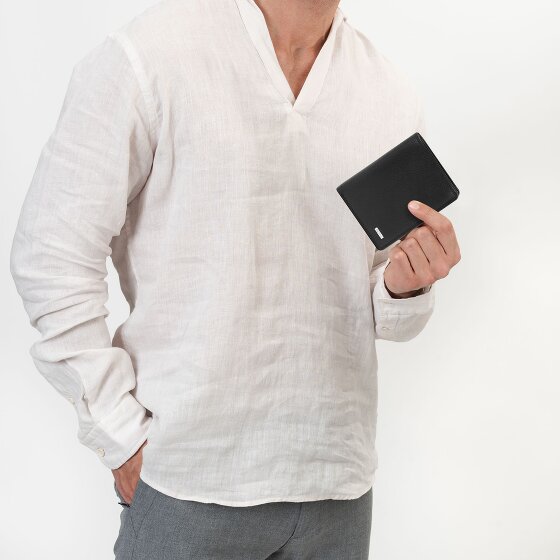 Redolz Leather Essentials HF Geldbörse RFID Leder 9,5 cm ausklappbar