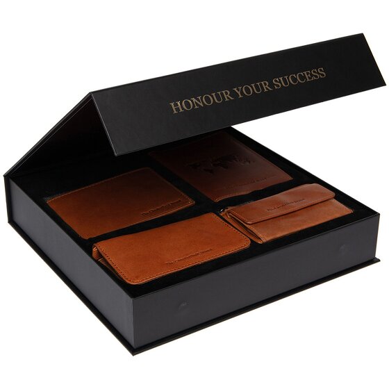 The Chesterfield Brand Geldbörse Geschenkset 4-teilig  Leder 12 cm
