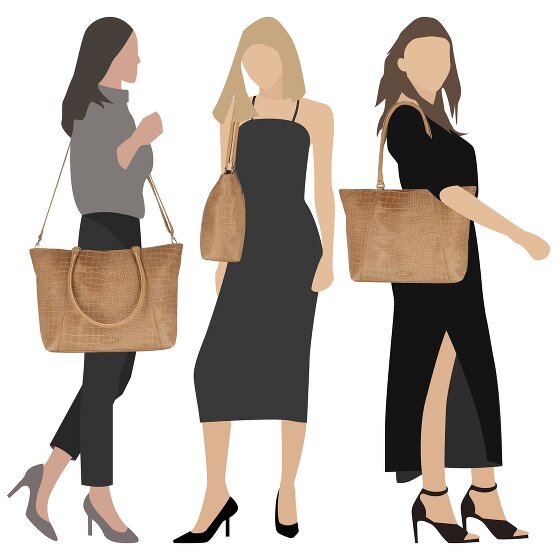 Burkely Cool Colbie Shopper Tasche Leder 37 cm