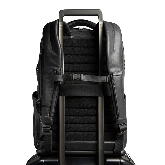 Piquadro Zaino Reiserucksack RFID Leder 44 cm Laptopfach