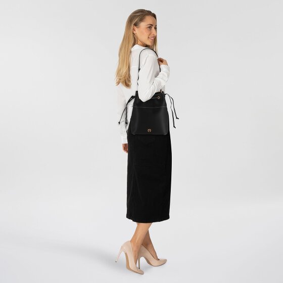 PINKO Secchiello Schultertasche Leder 25 cm