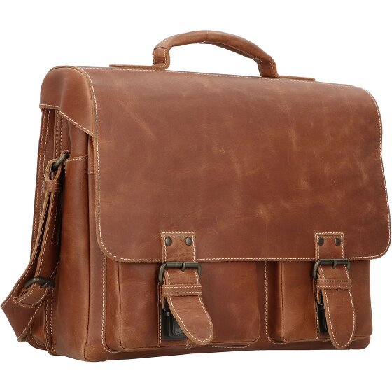 aunts & uncles Hunter Finn Aktentasche Leder 40 cm Laptopfach