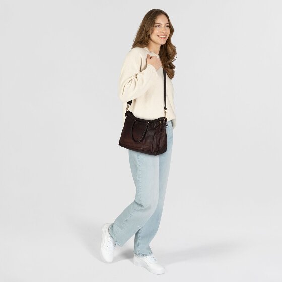 Campomaggi Mogano Handtasche Leder 33 cm