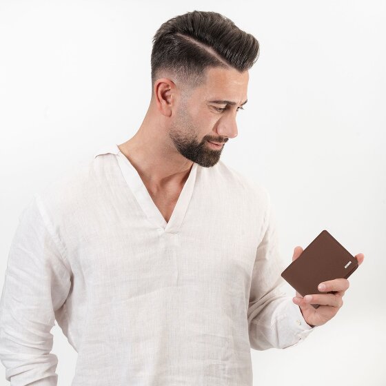 Redolz Leather Essentials QF Geldbörse RFID Leder 11,5 cm