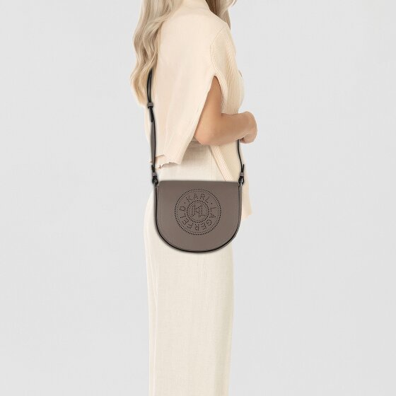 Karl Lagerfeld Circle Umhängetasche Leder 22 cm