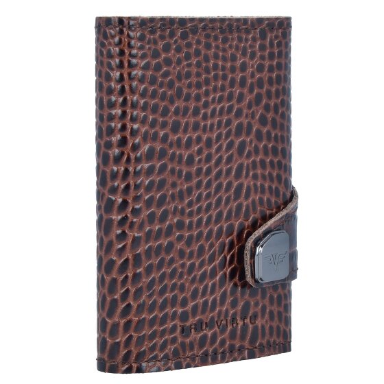 Tru Virtu Click & Slide Kreditkartenetui Geldbörse RFID Leder 6,5 cm Tru Virtu Click & Slide Kreditkartenetui Geldbörse RFID Leder 6,5 cm