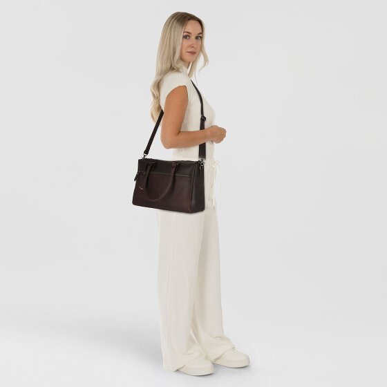 Burkely On the move Shopper Tasche Leder 40 cm Laptopfach