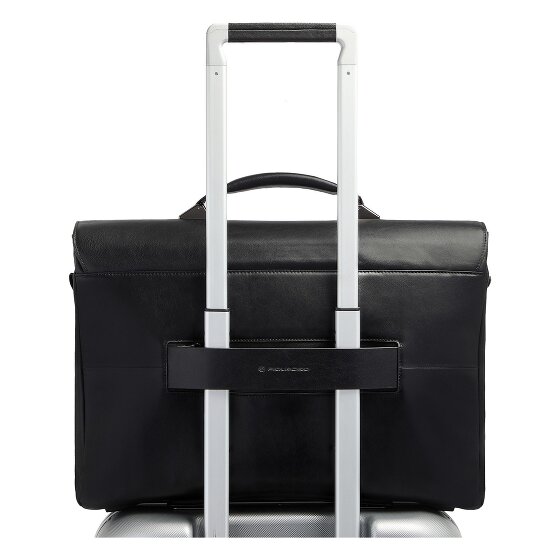 Piquadro Victor Aktentasche RFID Schutz Leder 42 cm Laptopfach