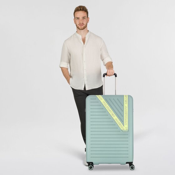 American Tourister Dynabelt 4 Rollen Trolley 77 cm mit Dehnfalte