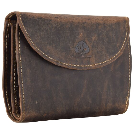 Greenburry Vintage Geldbörse Leder 13,5 cm